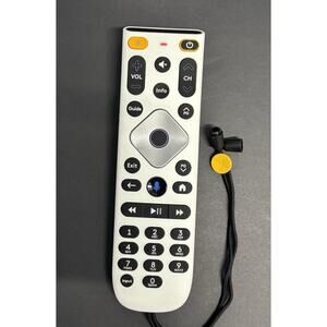Xfinity Comcast XRA Large Button Voice Remote Control Elder Accessibility White